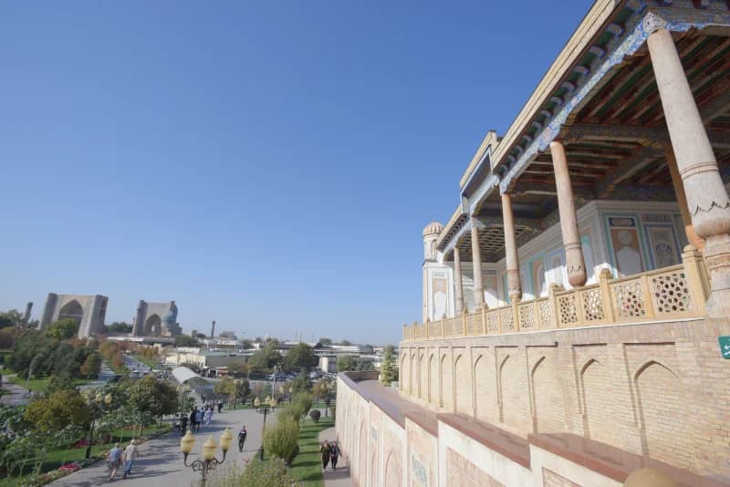 Historic architectural complex in Samarkand