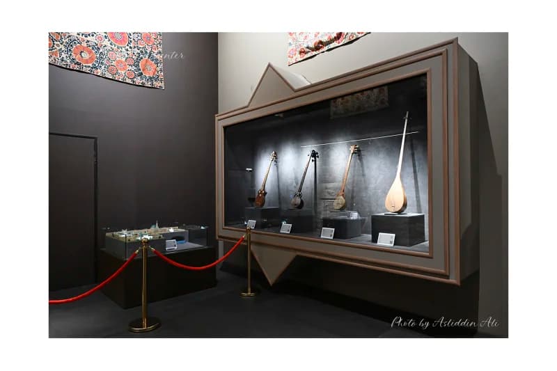 Traditional Uzbek Musical Instruments in Museum
