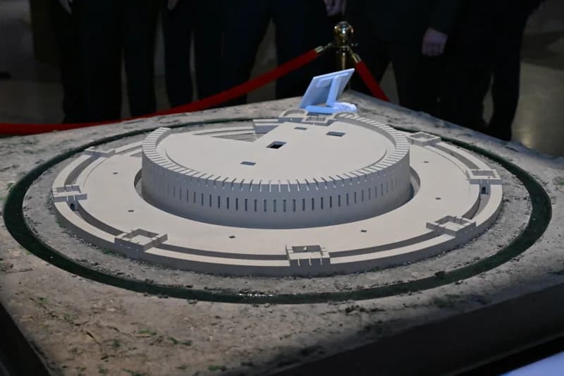 Architectural Model of Ancient Fortress