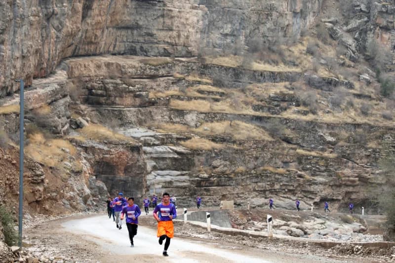 Athletes Compete in Mountain Marathon