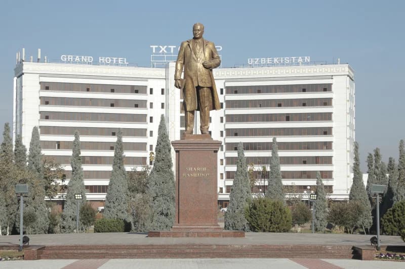 Sharof Rashidov Monument in Tashkent