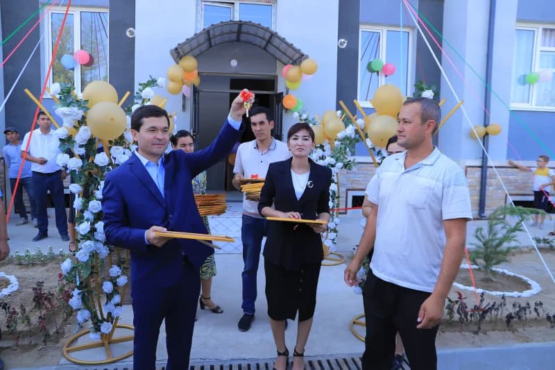Вручение ключей от новых квартир