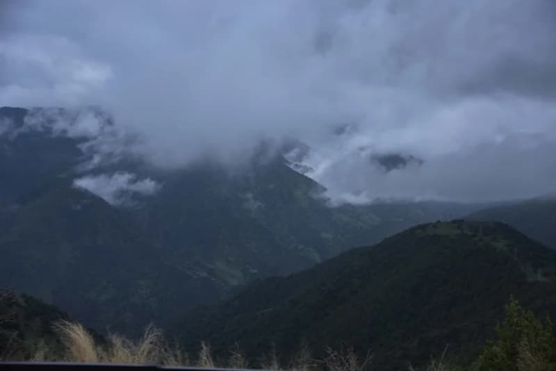 Cloudy Mountains in Uzbekistan