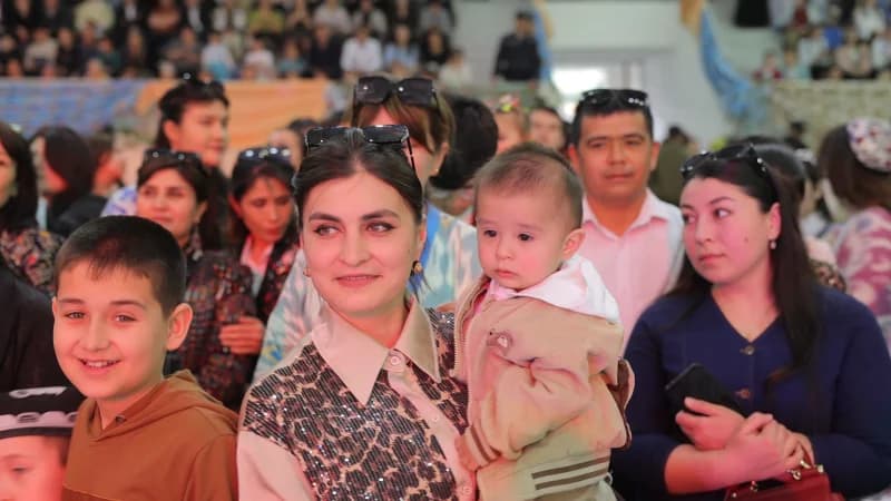 People attending a public gathering
