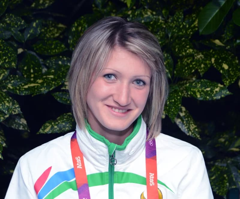 Young athlete posing for portrait
