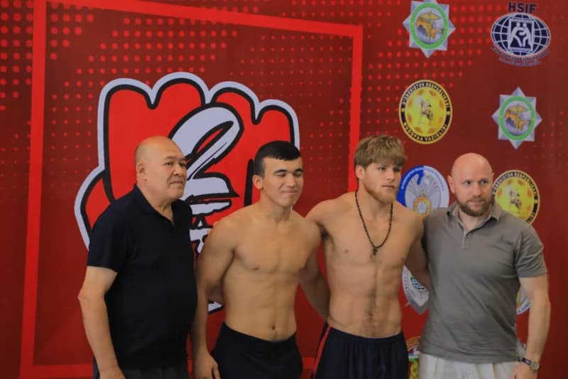 Athletes pose for official photo