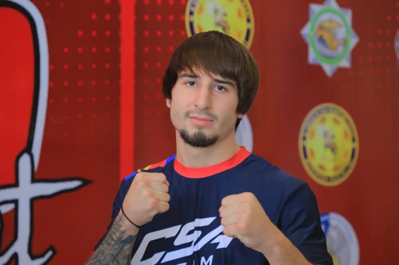 Young athlete posing for portrait