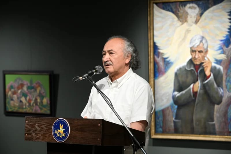Muhammad Yusuf tavalludining 72 yilligi munosabati bilan ijodiy asarlar ko‘rgazmasi - photo 14