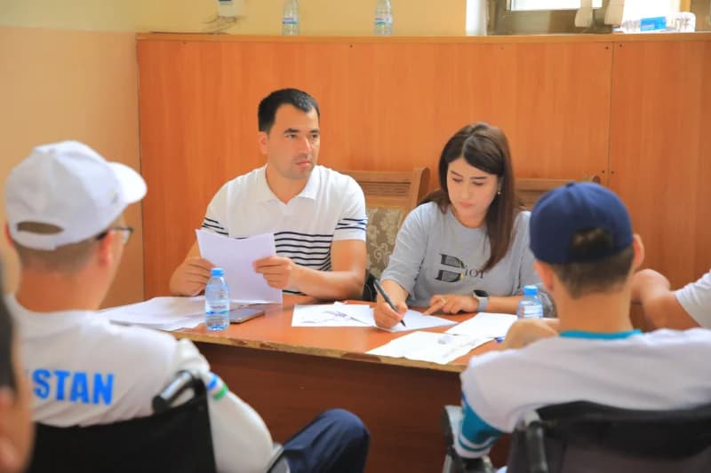 “Besh tashabbus paralimpiadasi”ning viloyat bosqichiga start berildi! - fotosurat 17