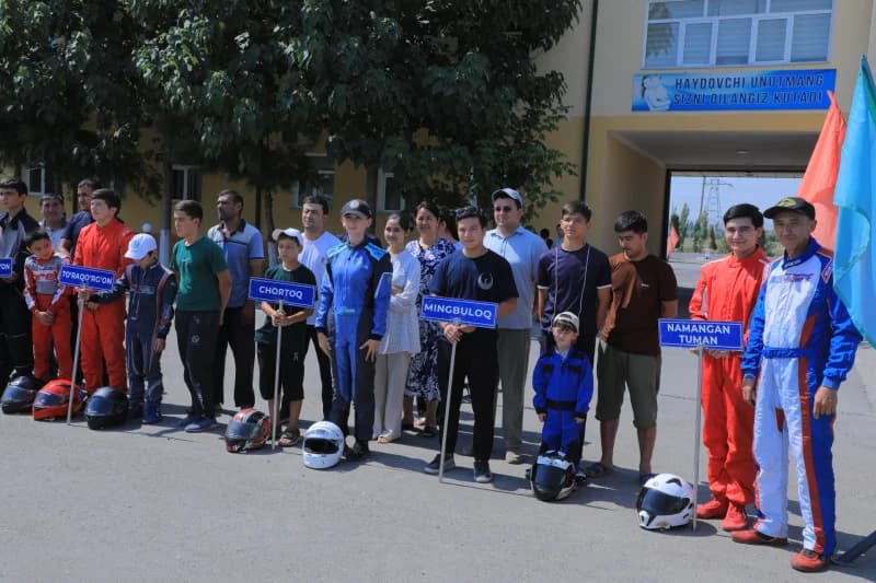 NAMANGANDA KARTING BO‘YICHA VILOYAT HOKIMI KUBOGI UCHUN 3-BOSQICH FINAL MUSOBAQASI O‘TKAZILDI.