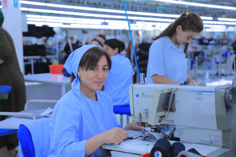 Women working at sewing machines