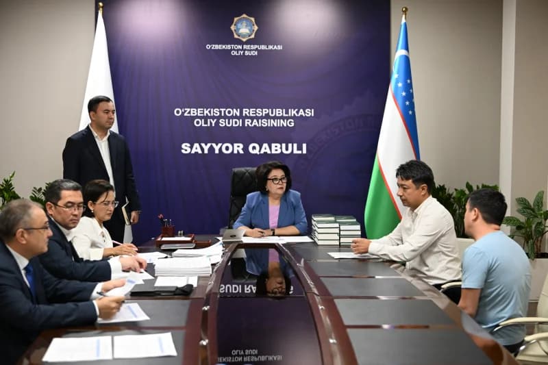 Oliy sud rahbariyati tomonidan o'tkazilayotgan  sayyor qabul - фото 3