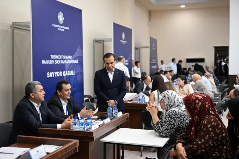 Oliy sud rahbariyati tomonidan o'tkazilayotgan  sayyor qabul - фото 16