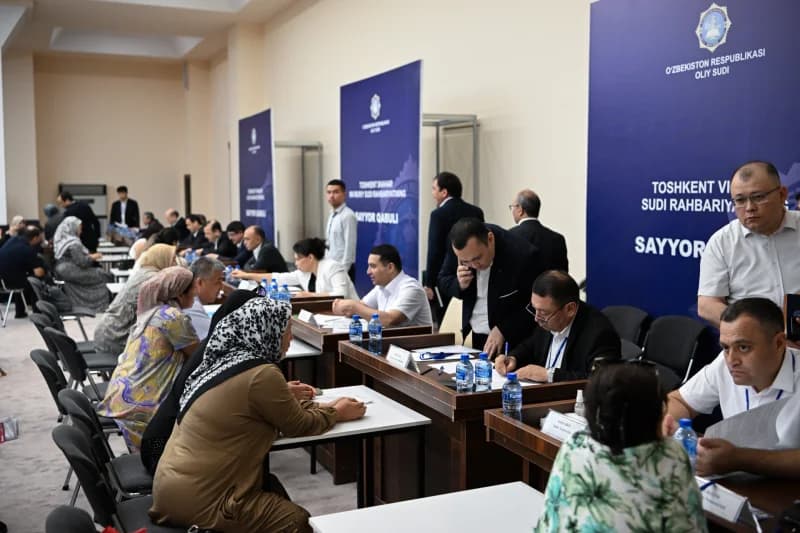 Oliy sud rahbariyati tomonidan o'tkazilayotgan  sayyor qabul - фото 20
