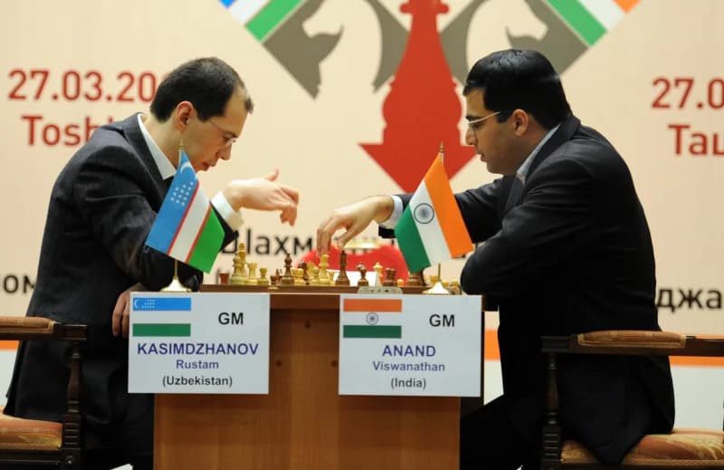 Anand va Qosimjonov uchrashuvi - photo 5