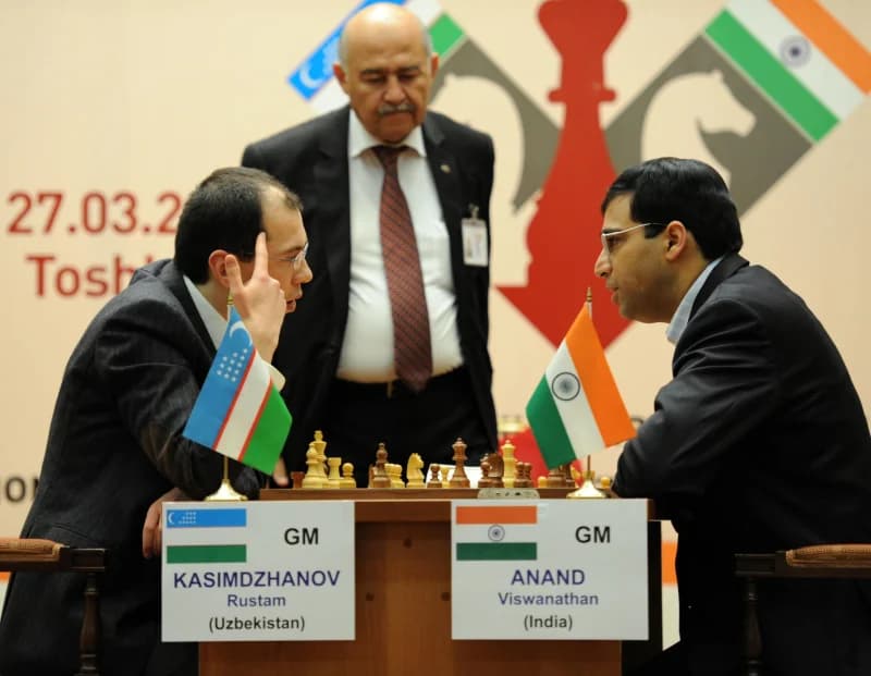 Anand va Qosimjonov uchrashuvi - photo 2