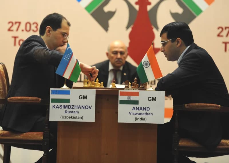 Anand va Qosimjonov uchrashuvi - photo 4