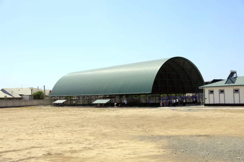 Mustahkam mahallasida zamonaviy mini stadion barpo etildi - fotosurat 12