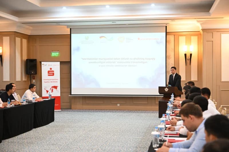 “Iste’molchilar murojaatlari bilan ishlash va aholining huquqiy savodxonligini oshirish” mavzusida o‘quv-amaliy seminar