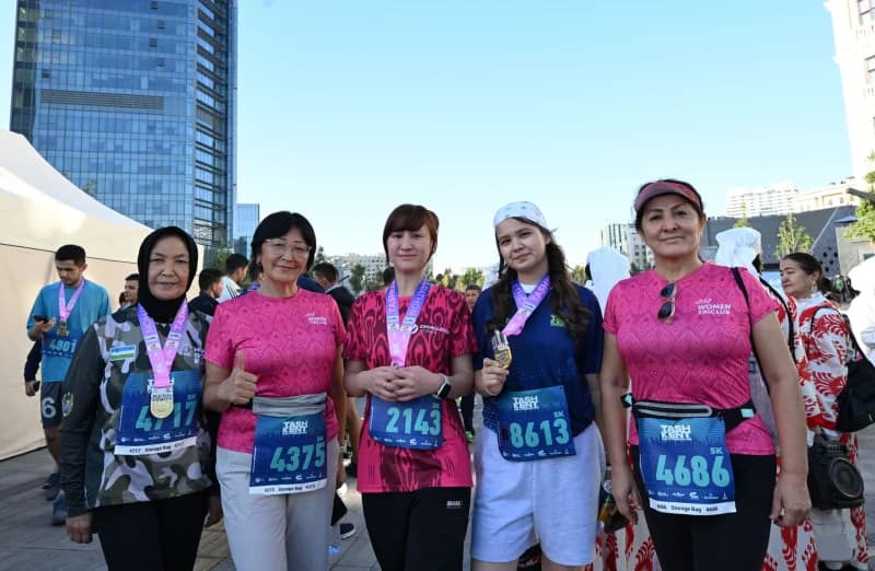 Group of women participating in sport event