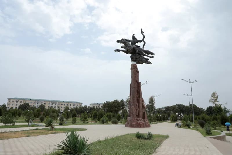 Monument in a public park