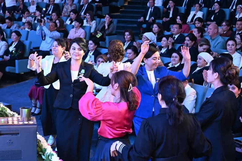 People participating in a cultural gathering