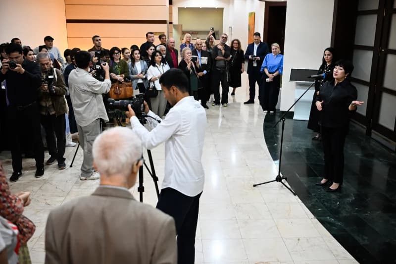 Toshkentda o‘tkazilayotgan XI xalqaro zamonaviy san’at biyennalesi - fotosurat 2