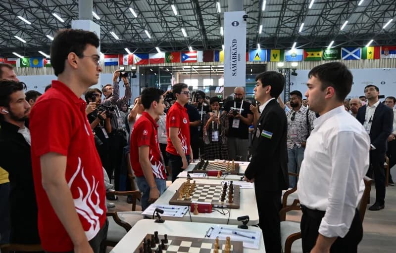 Alisher Saʼdullayev at a sports competition