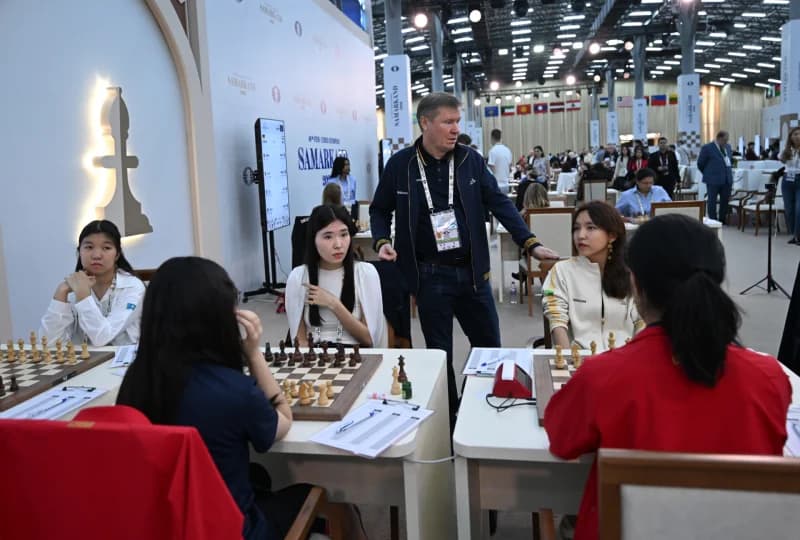 Игроки, участвующие в шахматном соревновании