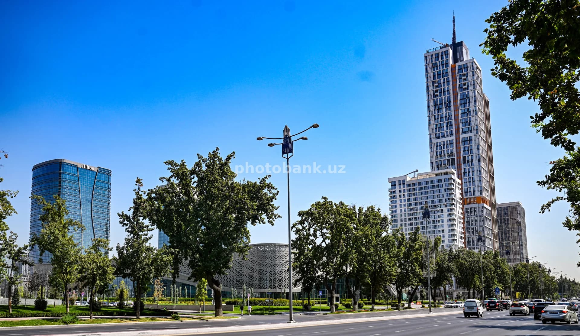 Modern Skyscrapers in Tashkent City District
