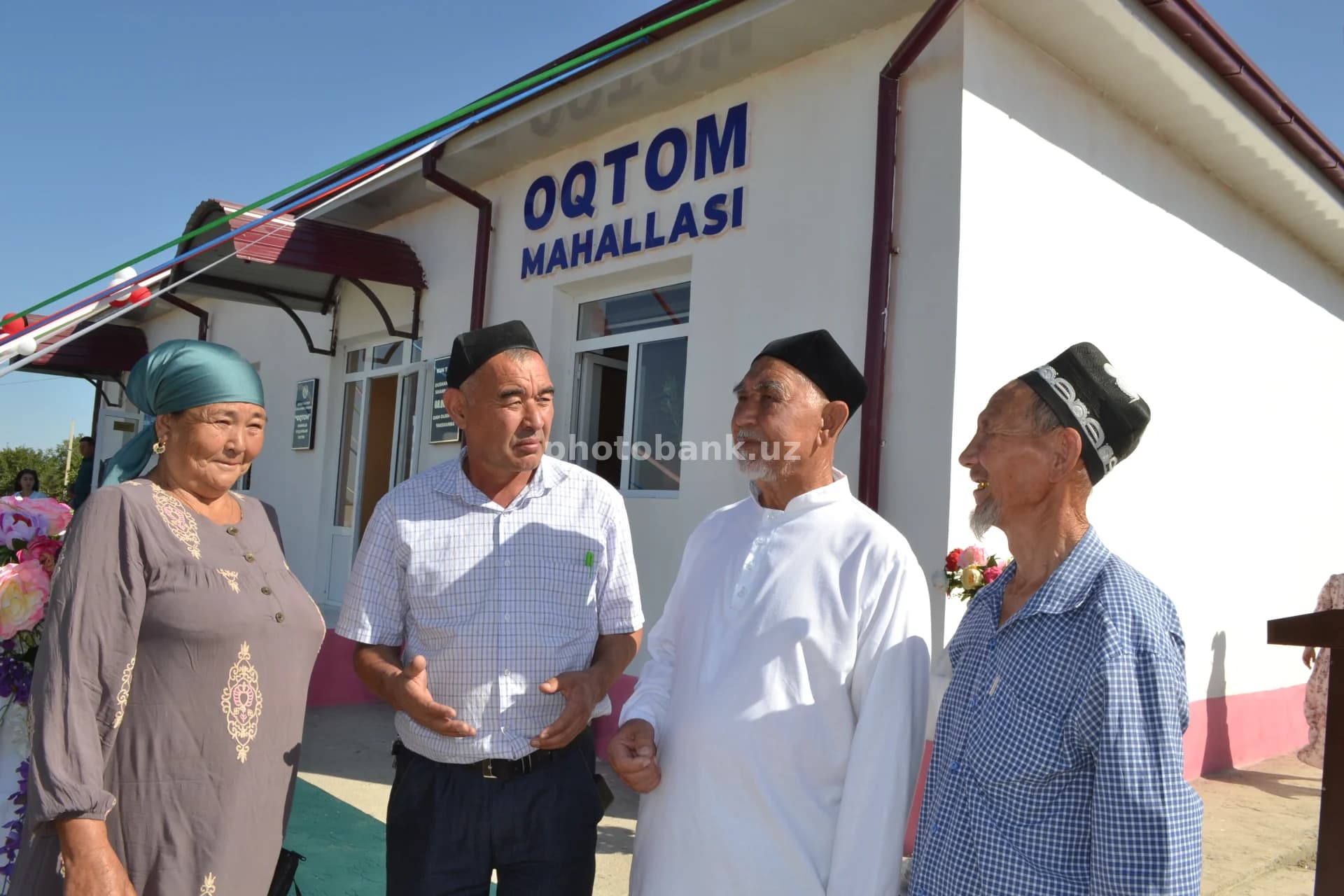 "Oqtom" mahalla markazida aholi yig‘iladi