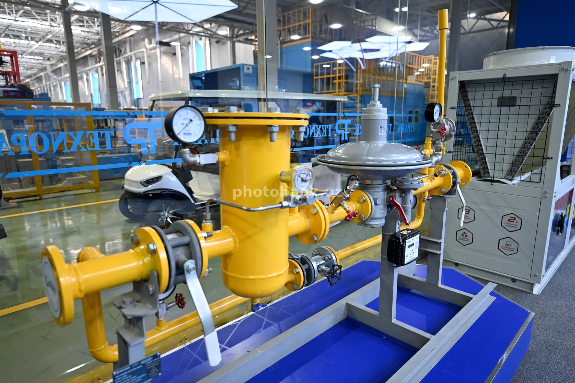 Sanoat gaz uskunalari stendlari namoyish etildi