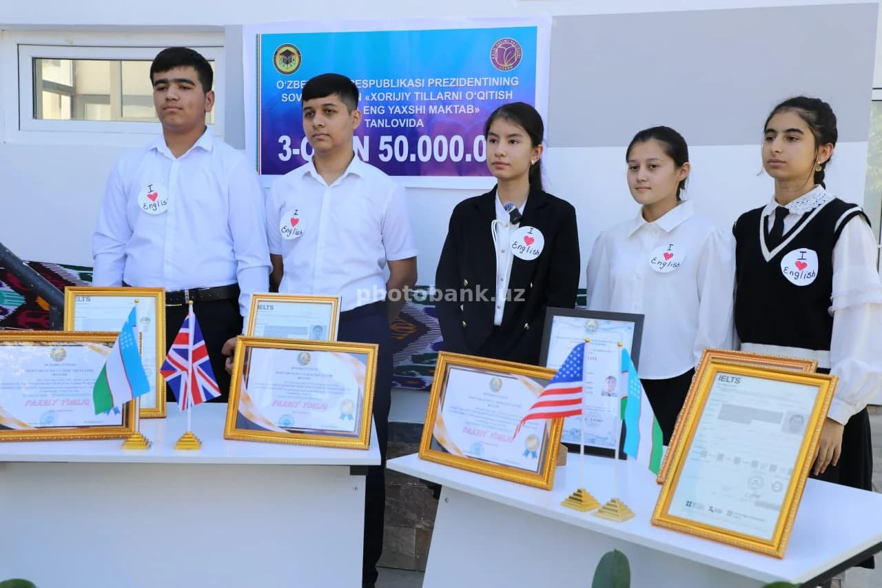 Students display their academic awards