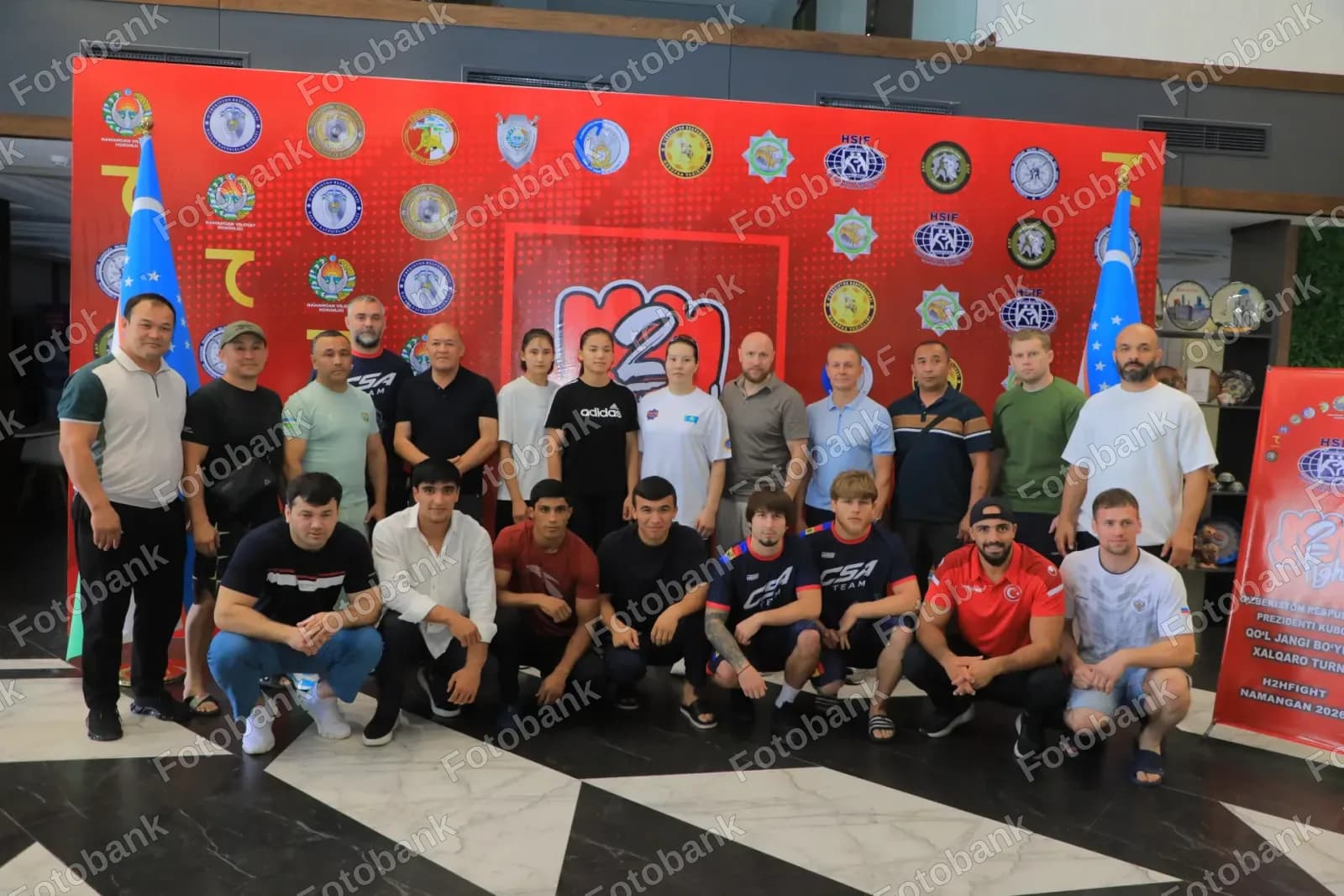 Athletes gather for martial arts