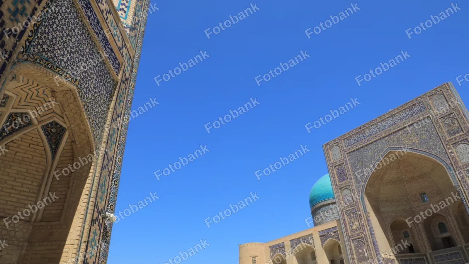 Sunlight illuminates ancient mosque architecture