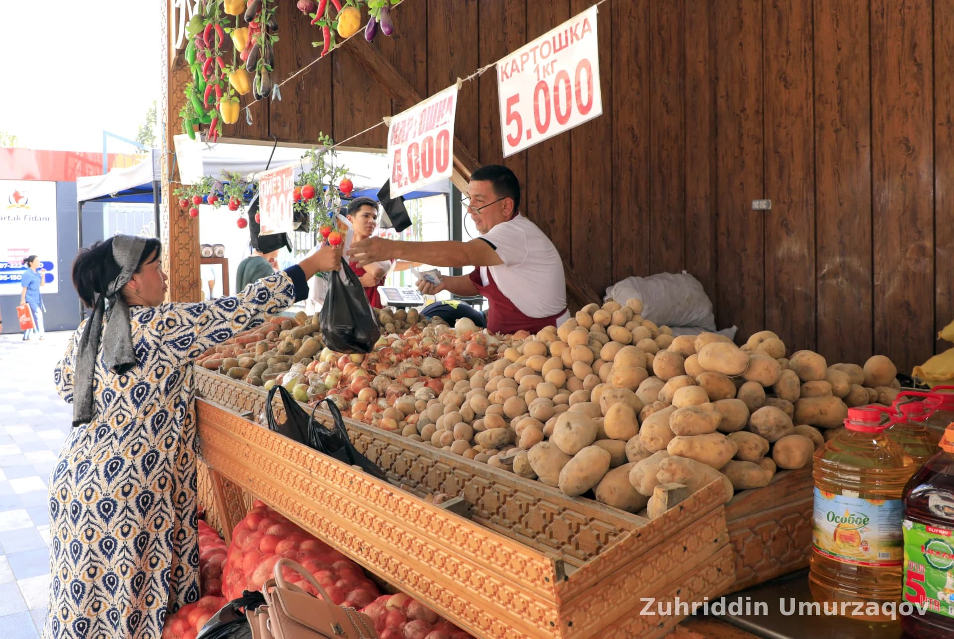 Andijon markaziy dehqon bozorida to‘kinchilik muhiti