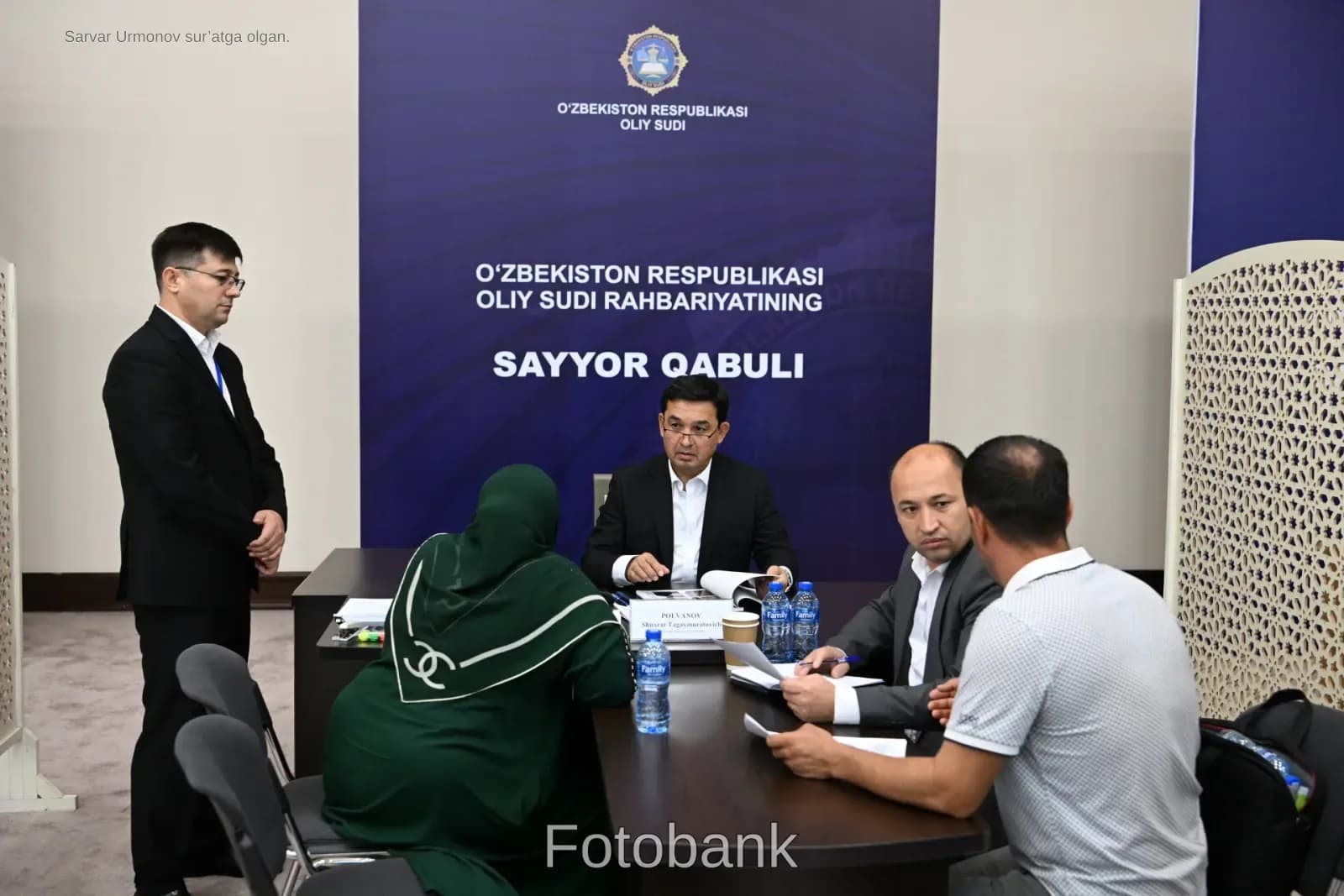 Oliy sud rahbariyati tomonidan o'tkazilayotgan  sayyor qabul