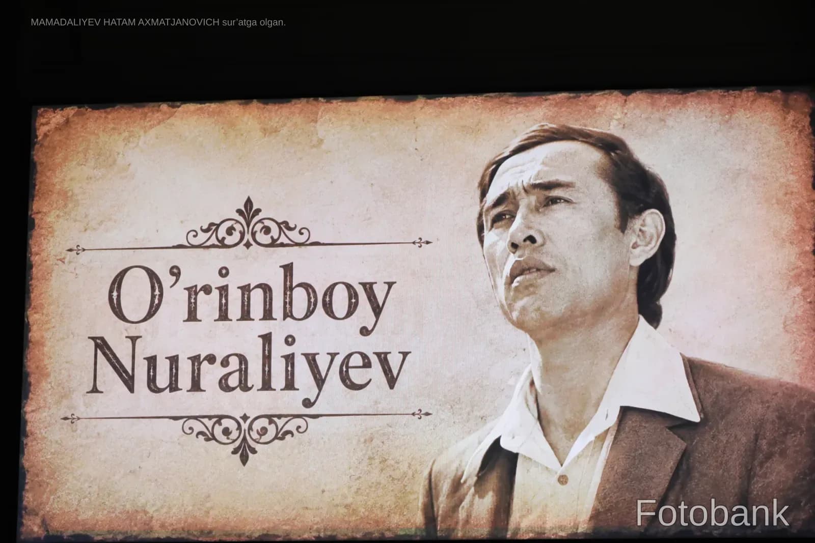 Oʻrinboy Nuraliyev ishtirokidagi tarixiy portret