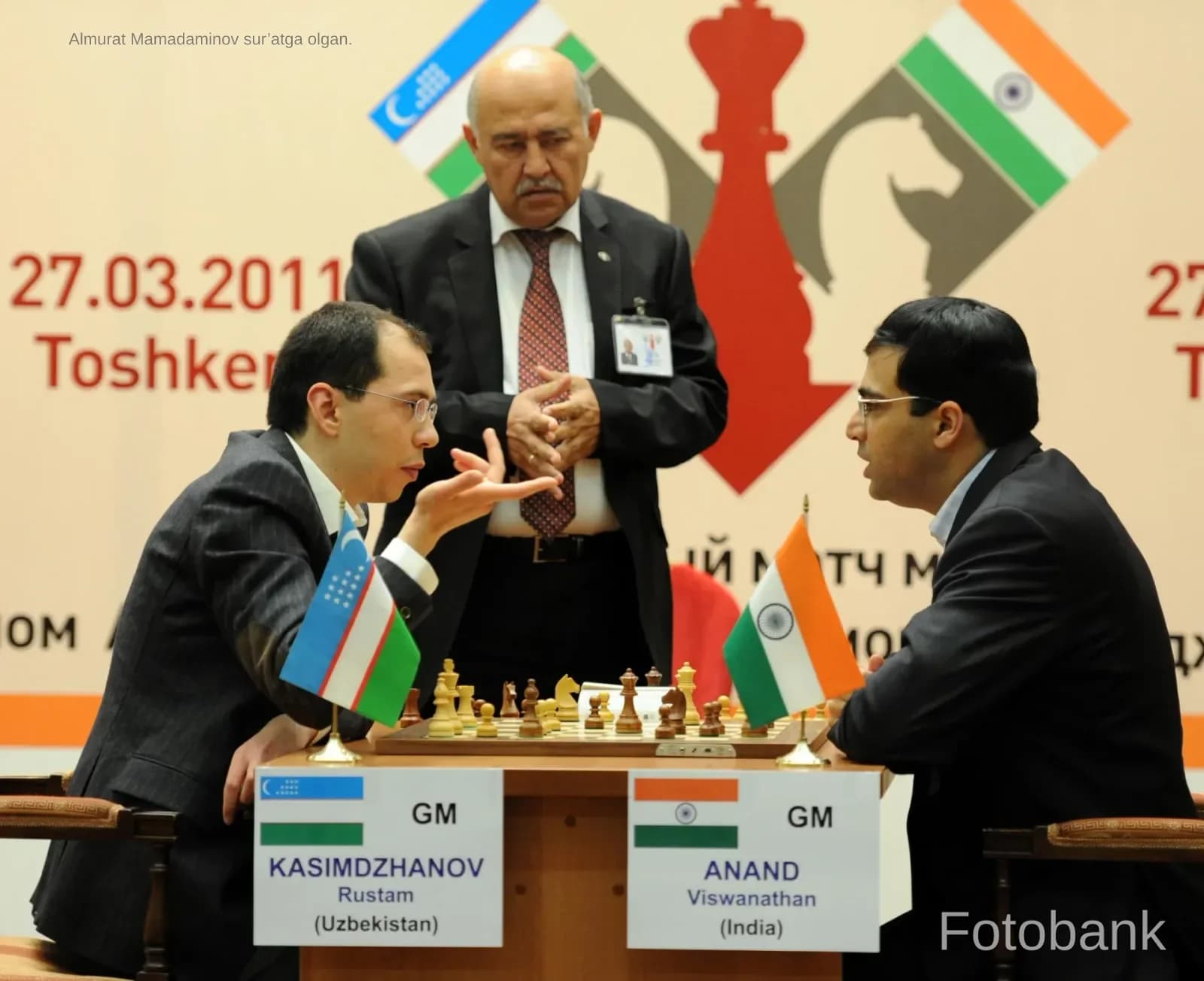 Anand va Qosimjonov uchrashuvi