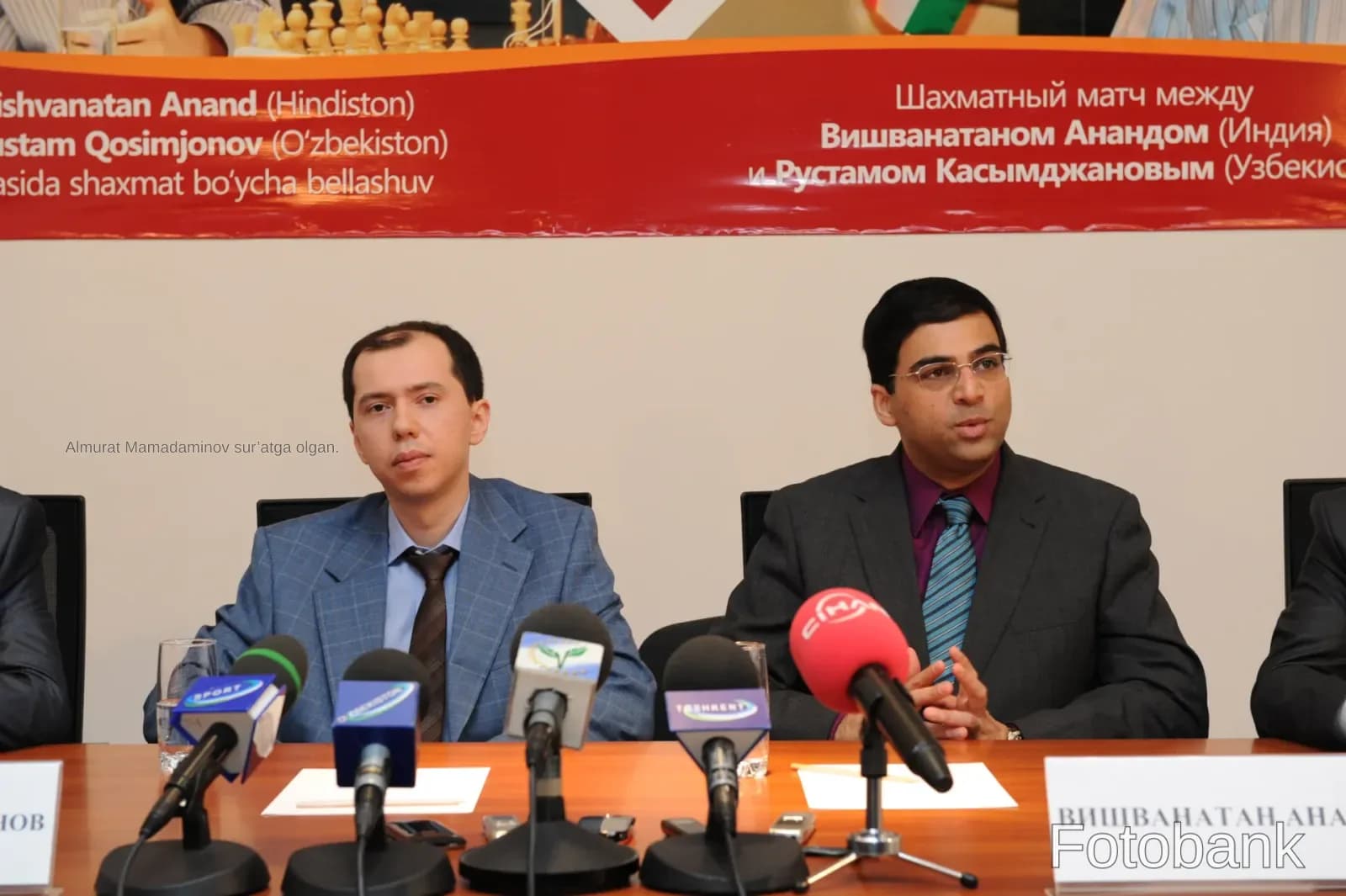 Anand va Qosimjonov uchrashuvi