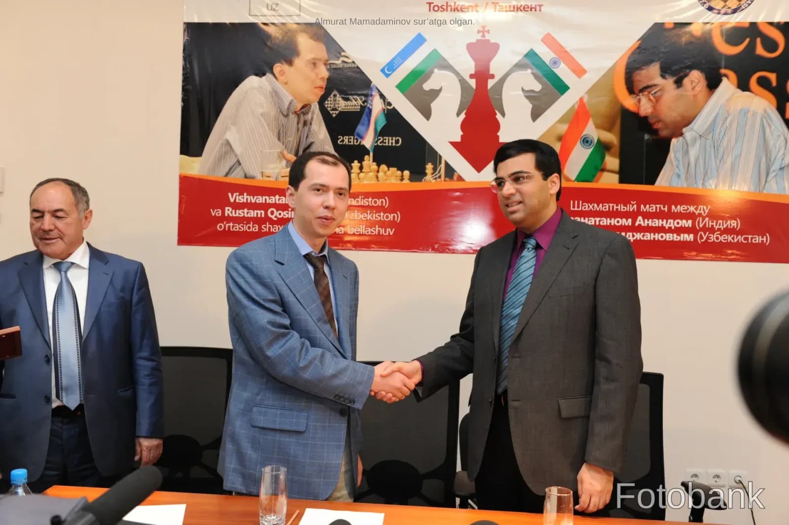 Anand va Qosimjonov uchrashuvi