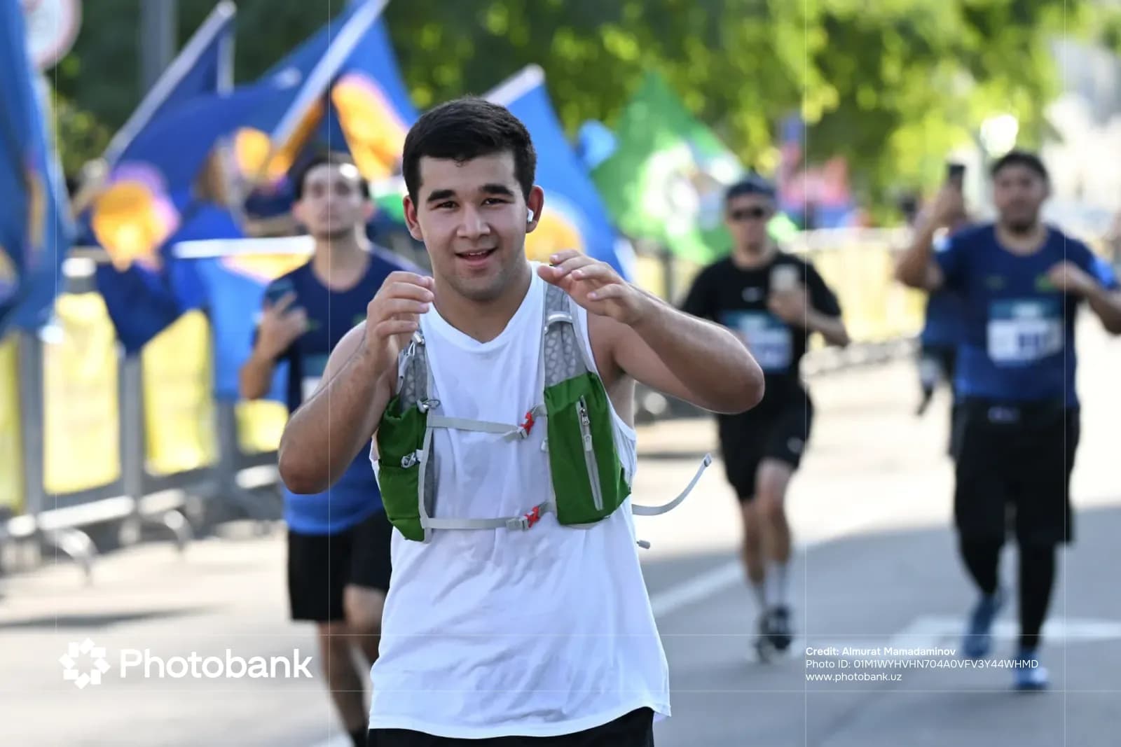 People running outdoors