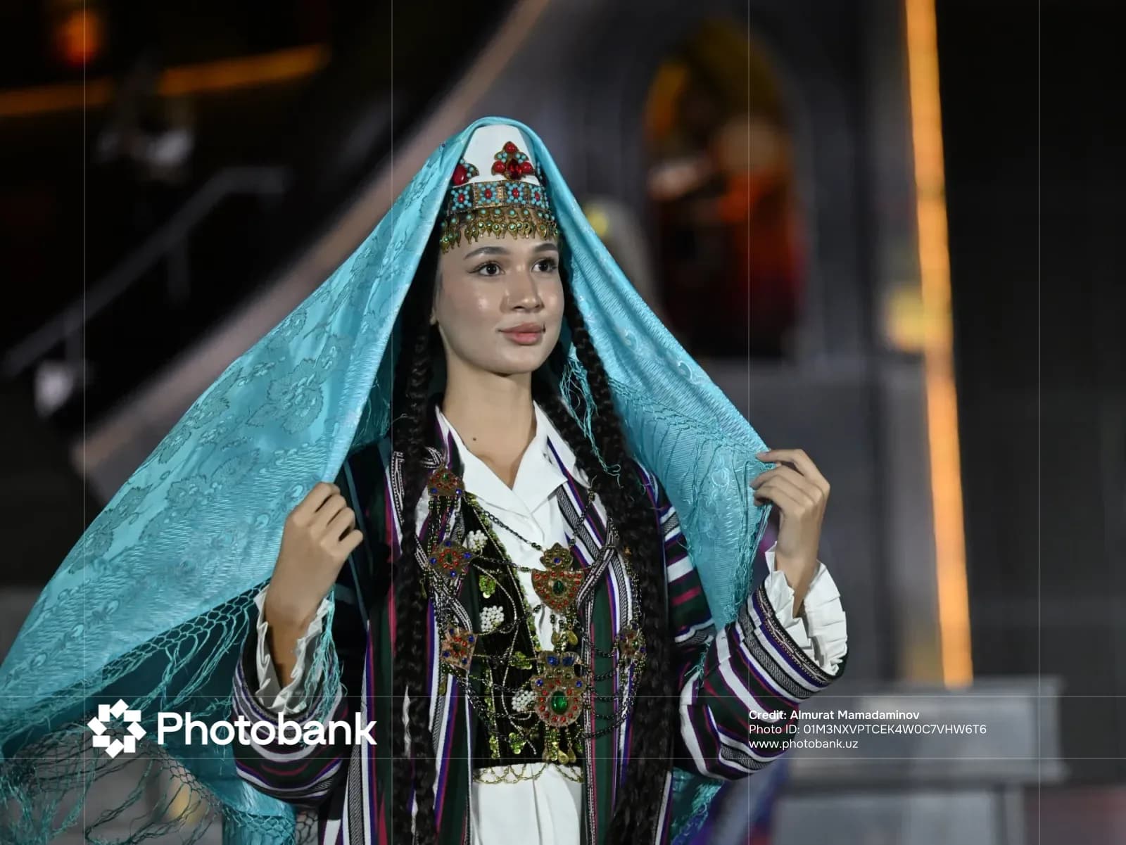 Woman in traditional attire