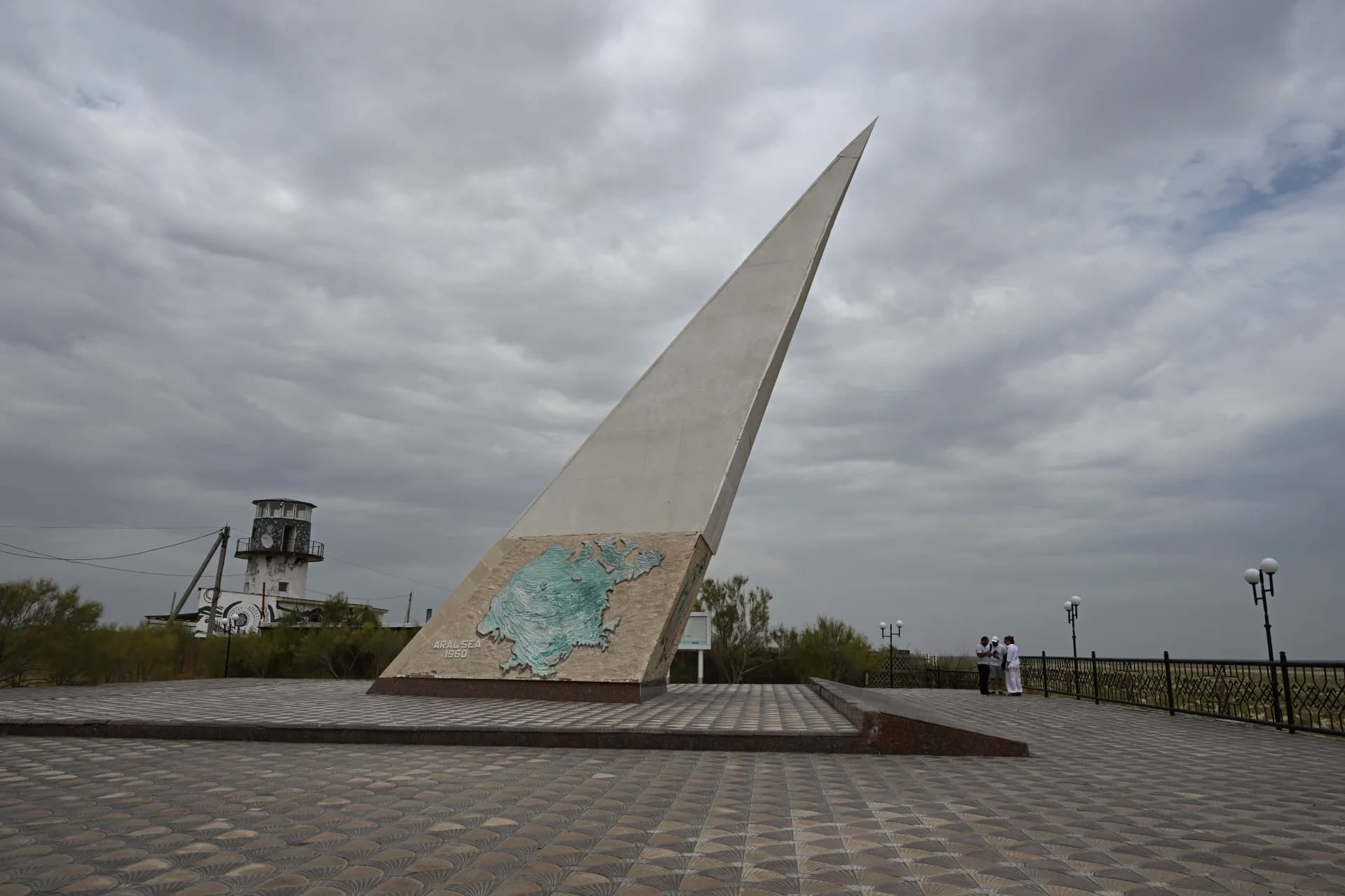 Large monument structure under an overcast sky