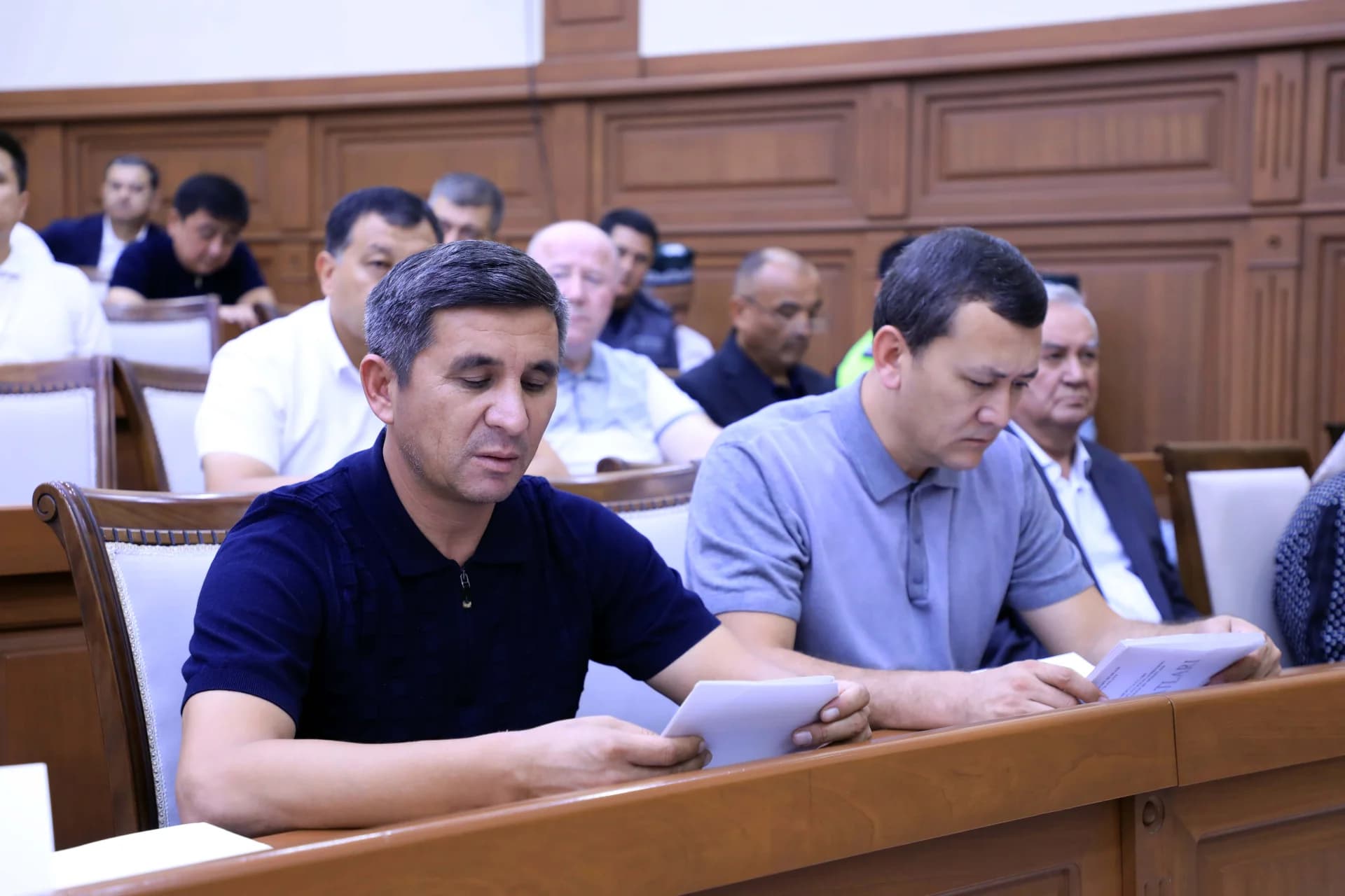 People attending a meeting