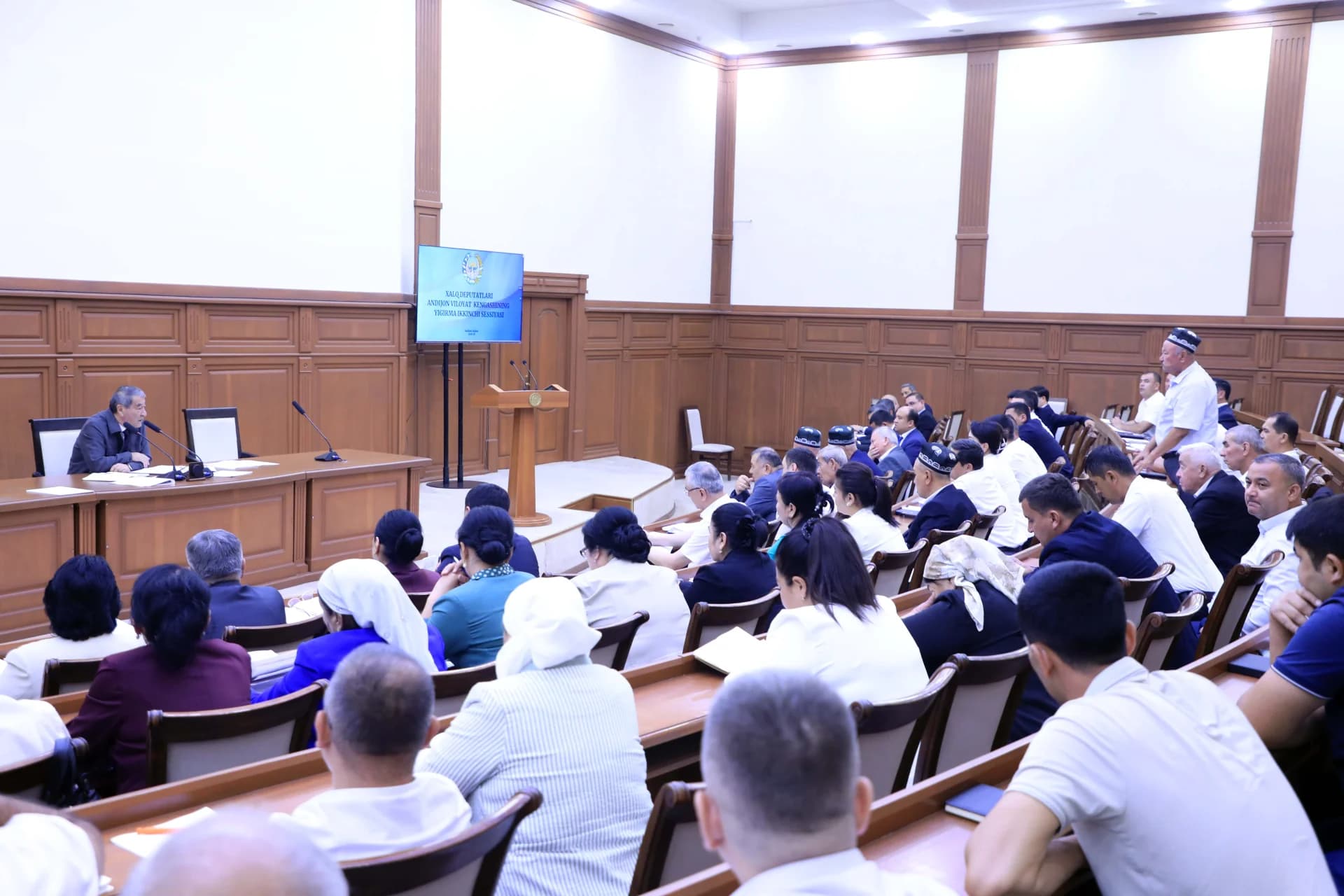 XALQ DEPUTATLARI ANDIJON VILOYATI KENGASHINING YIGIRMA IKKINCHI SESSIYASI