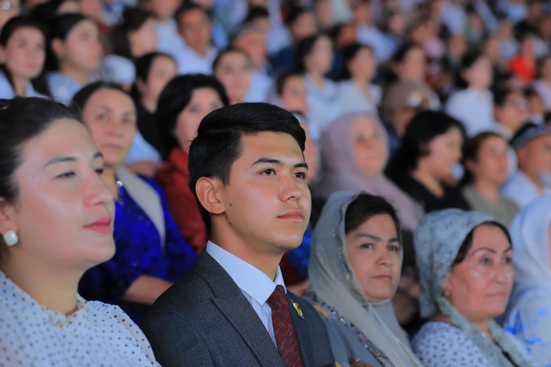 People gathered in audience