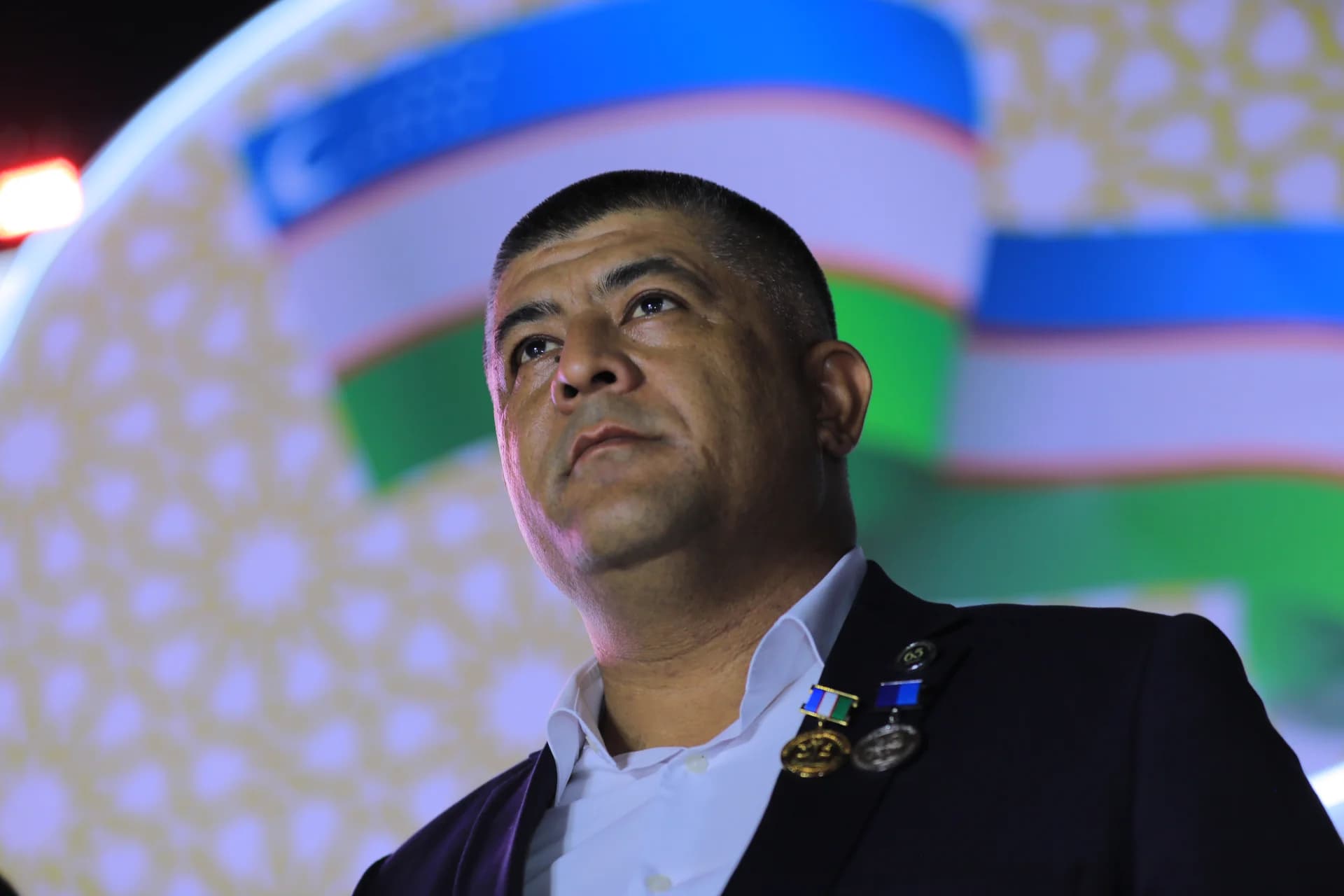 Portrait of a man with medals