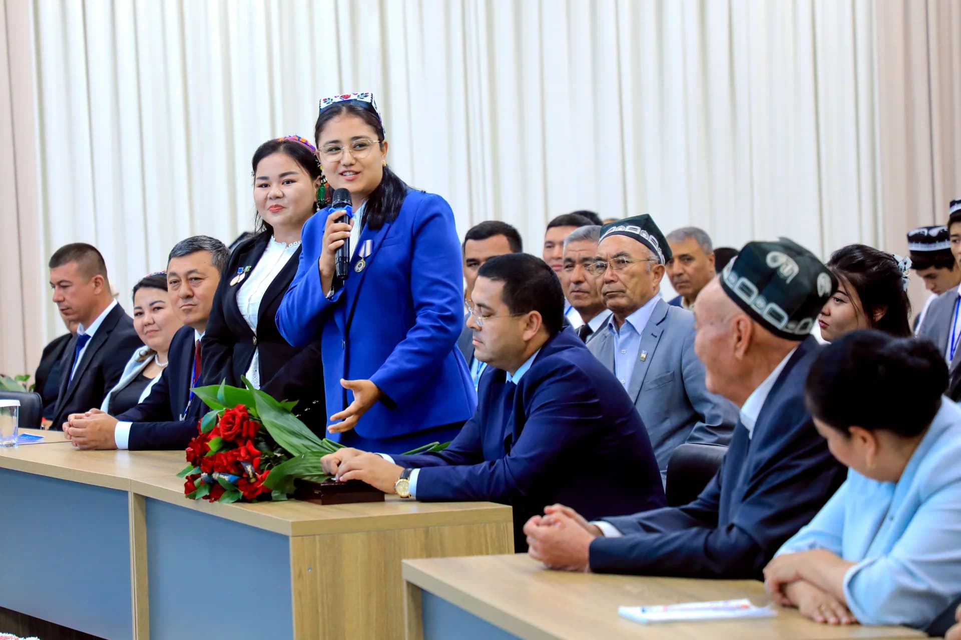 People gathered at a conference table
