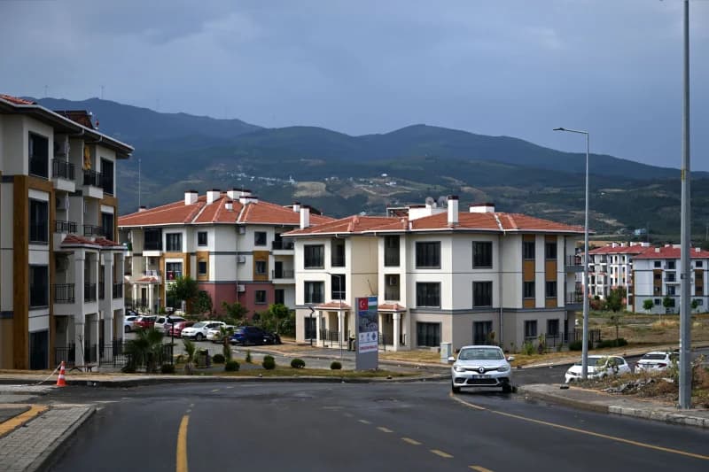 Modern residential complex in Turkey